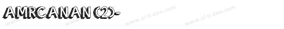 AMRCANAN (2)字体转换